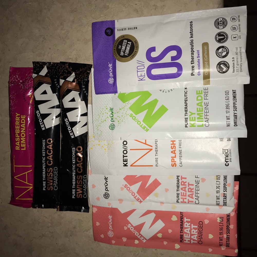 8 packets of pruvit Keto drink